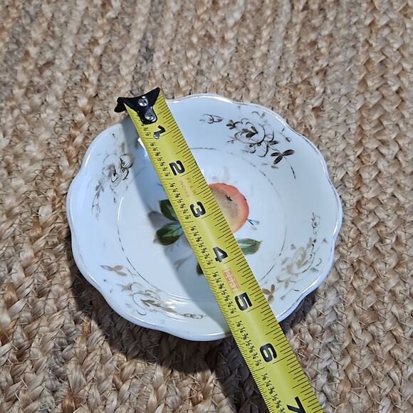 Vintage Peach Hand painted China Saucer dish - Picture 5 of 5